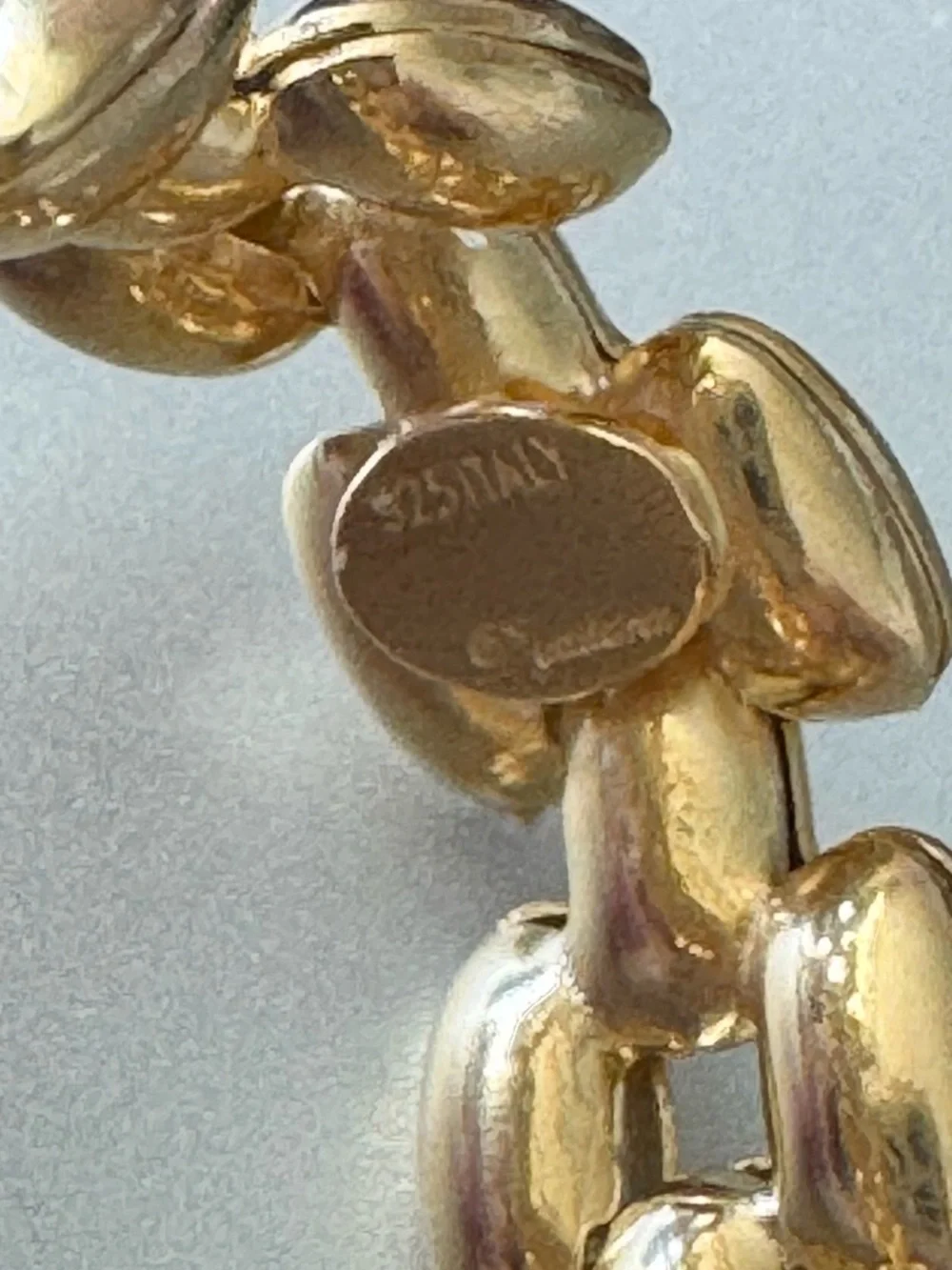 Mia Fiore Gold Plated 925 Sterling Silver Dyadema Panther Flexible Ring Sz.9